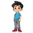 Rohan — character reference for The Day My Dog Tried to Go to School