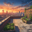 School Rooftop Garden — location reference for The Secret Above the City