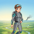 Viñeta de portada de Skye the Sky-Rider