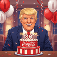 Viñeta de portada de Happy 80th Birthday, trump!
