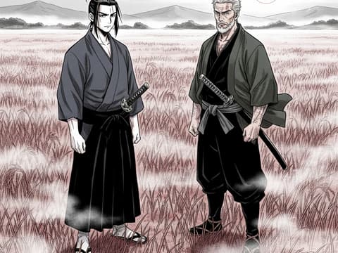 The Silent Dawn Duel — Manga AI comic by qcrao