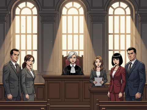 Судебное Разбирательство — Comic Book AI comic by Несібелі