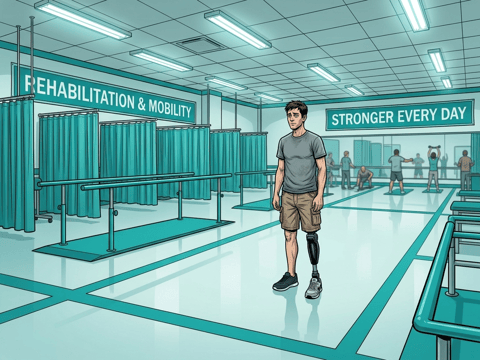 The Ghost Leg and the Coming Storm — Comic Book AI comic by Andrew Biggart