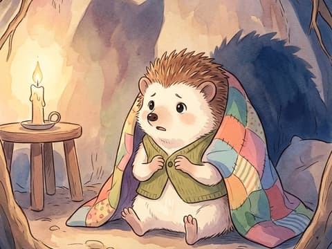 Pip and the Beautiful Dark — Soft Anime AI picture book by qcrao