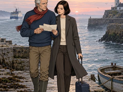 The Last Ferry — Graphic Novel AI comic by qcrao