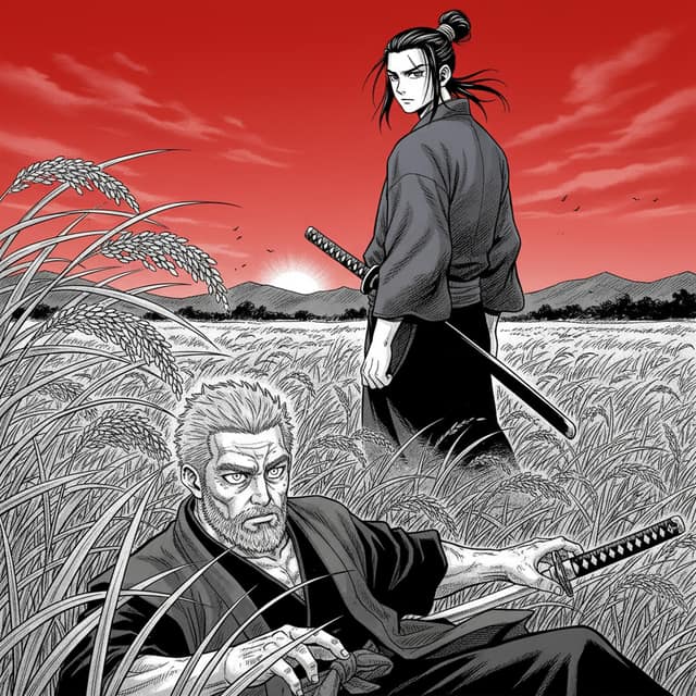 Manga-style AI comic panel — AI comic panel generated with Comicory's Free AI Comic Generator