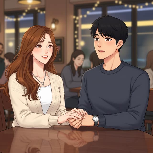 Webtoon-style AI comic panel — manga panel with AI-lettered speech bubbles and dialogue generated with Comicory's Manga Speech Bubble Generator