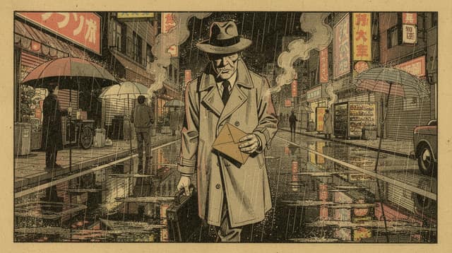 Gekiga (Retro)-style AI comic panel 2 — retro 1970s gekiga manga page generated with Comicory's AI Gekiga Comic Generator