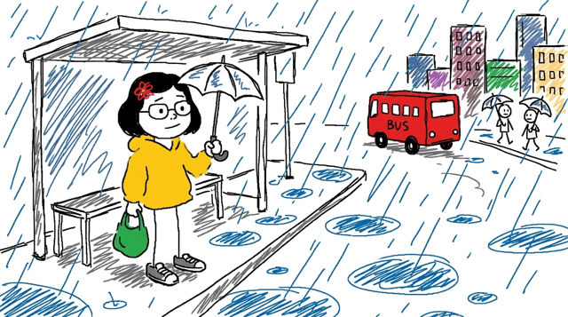 Scribble-style AI comic panel 1 — badly-drawn MS Paint style doodle comic panel with wobbly marker scribbles generated with Comicory's AI Scribble Comic Generator